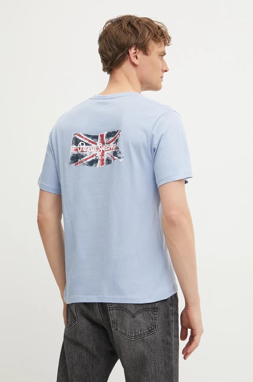 Хлопковая футболка BACK CLAG