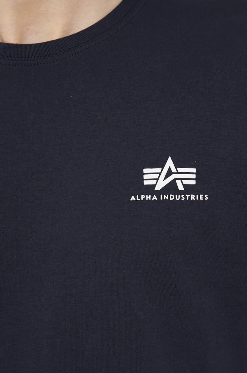 Хлопковая футболка Basic T с маленьким логотипом - фото 5