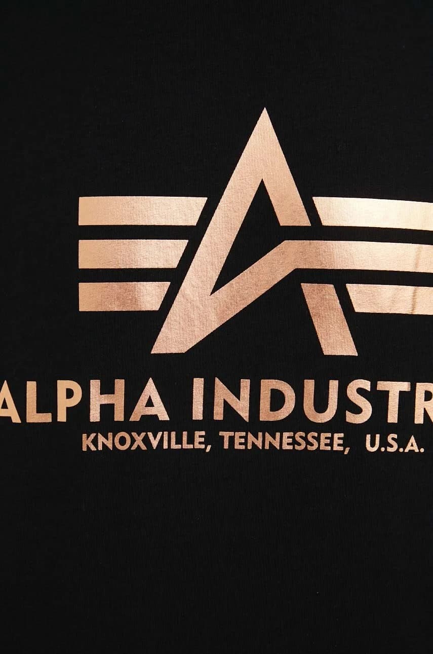 Базовая футболка Хлопковая футболка с принтом фольги - фото 5