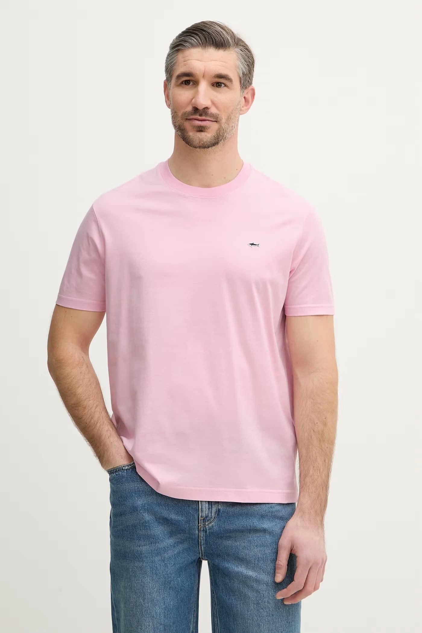 Трикотажная хлопковая футболка