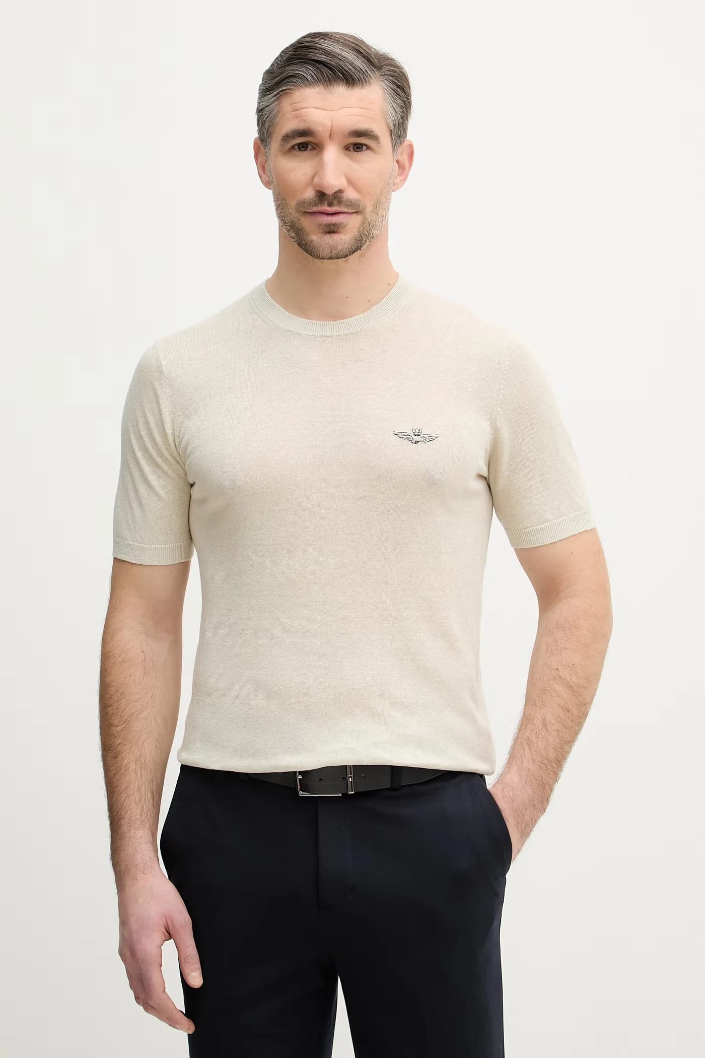 Льняная футболка