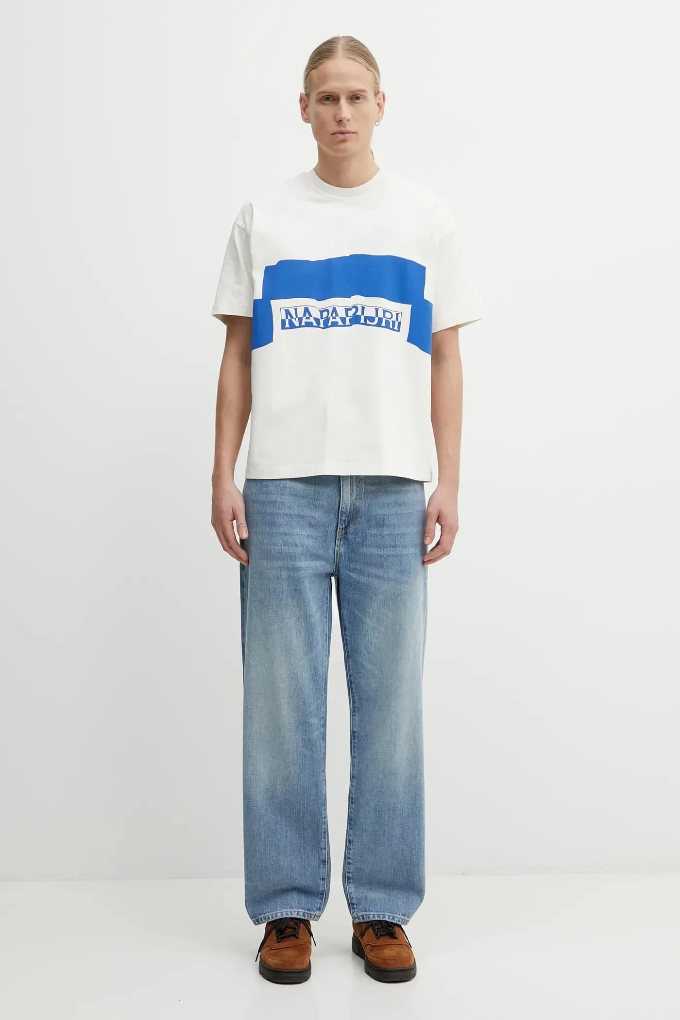 Хлопковая футболка Napapijri x Martine Rose - фото 5