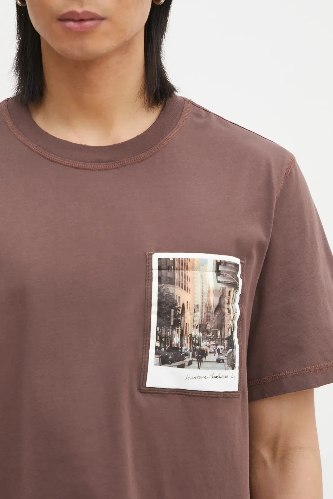 Хлопковая футболка Pstcard T Dtown.Mal - фото 4