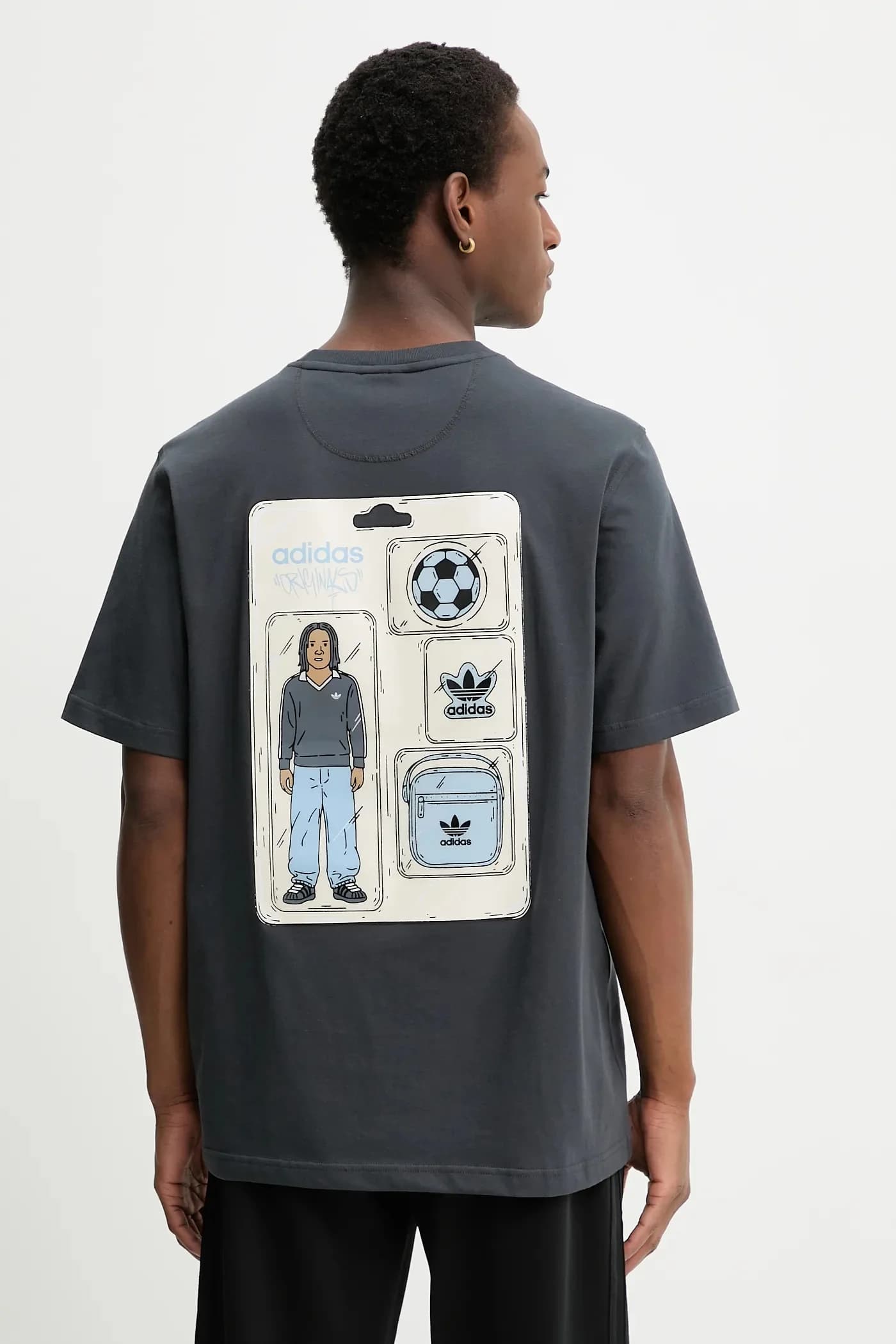 Хлопковая футболка Adi Starter