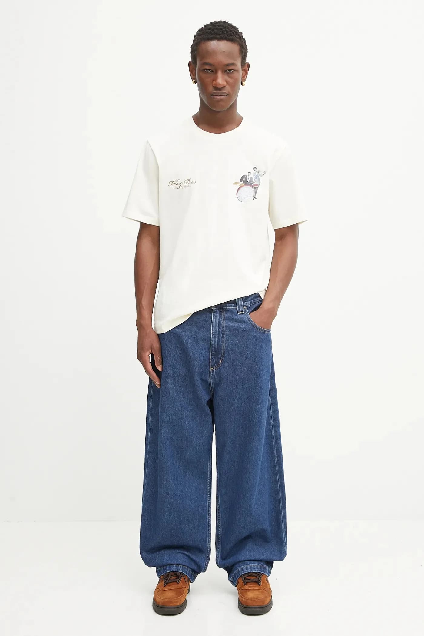 Хлопковая футболка с полосками - фото 5