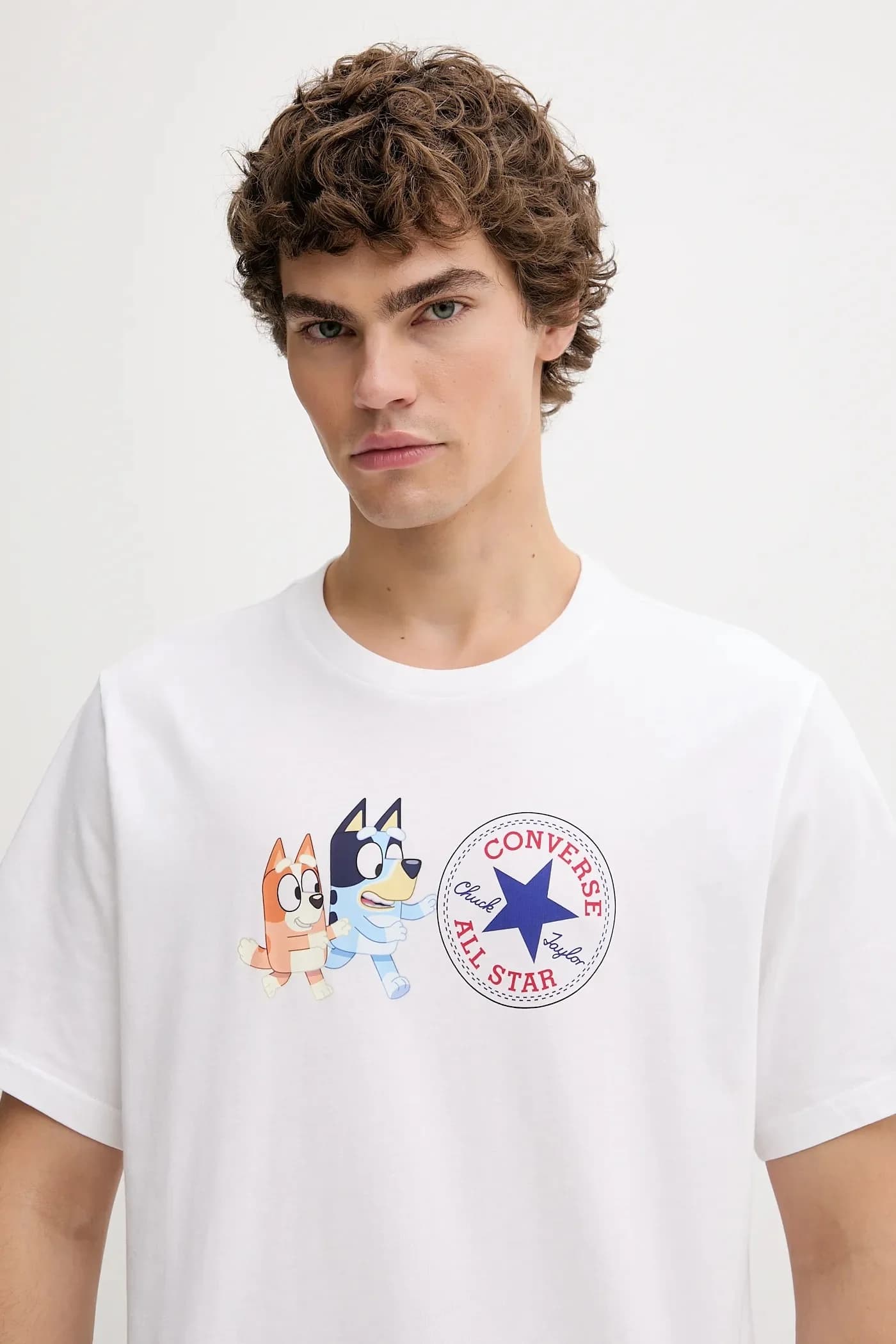 СИНЯЯ хлопковая футболка - фото 4