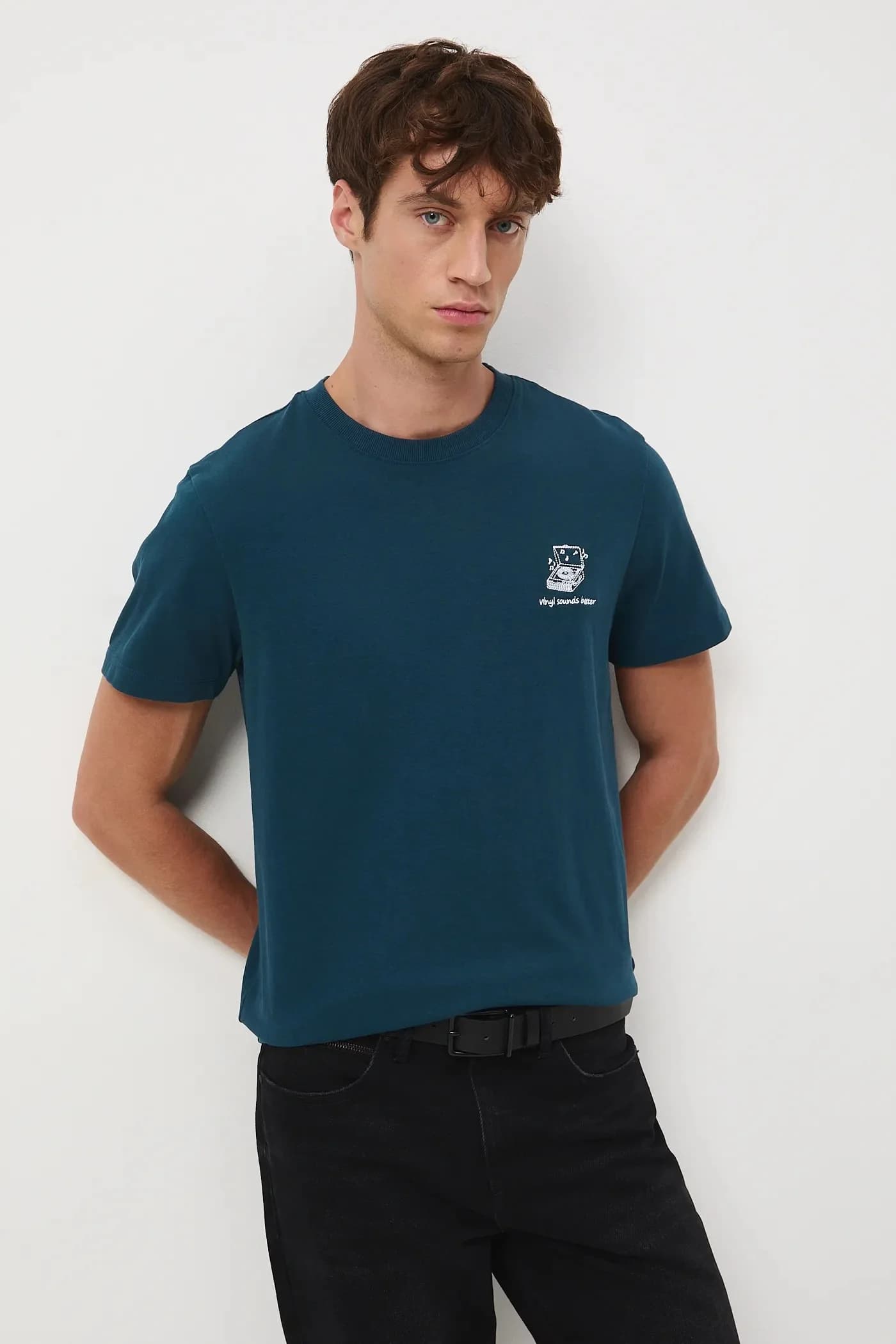 Хлопковая футболка - фото 4