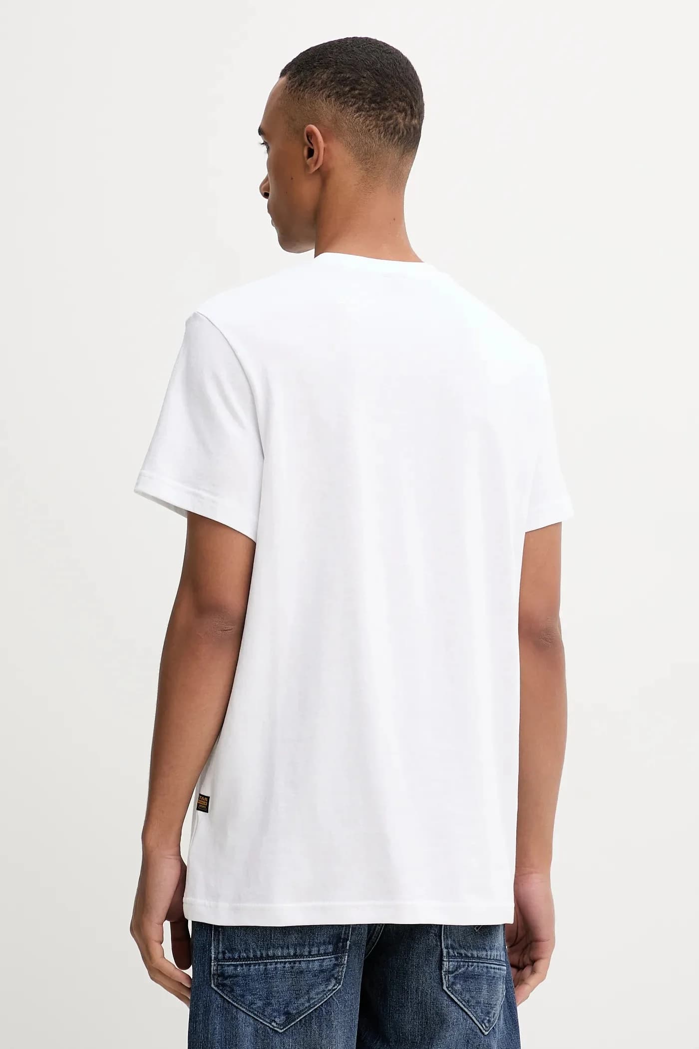 Хлопковая футболка с логотипом из фетра - фото 3