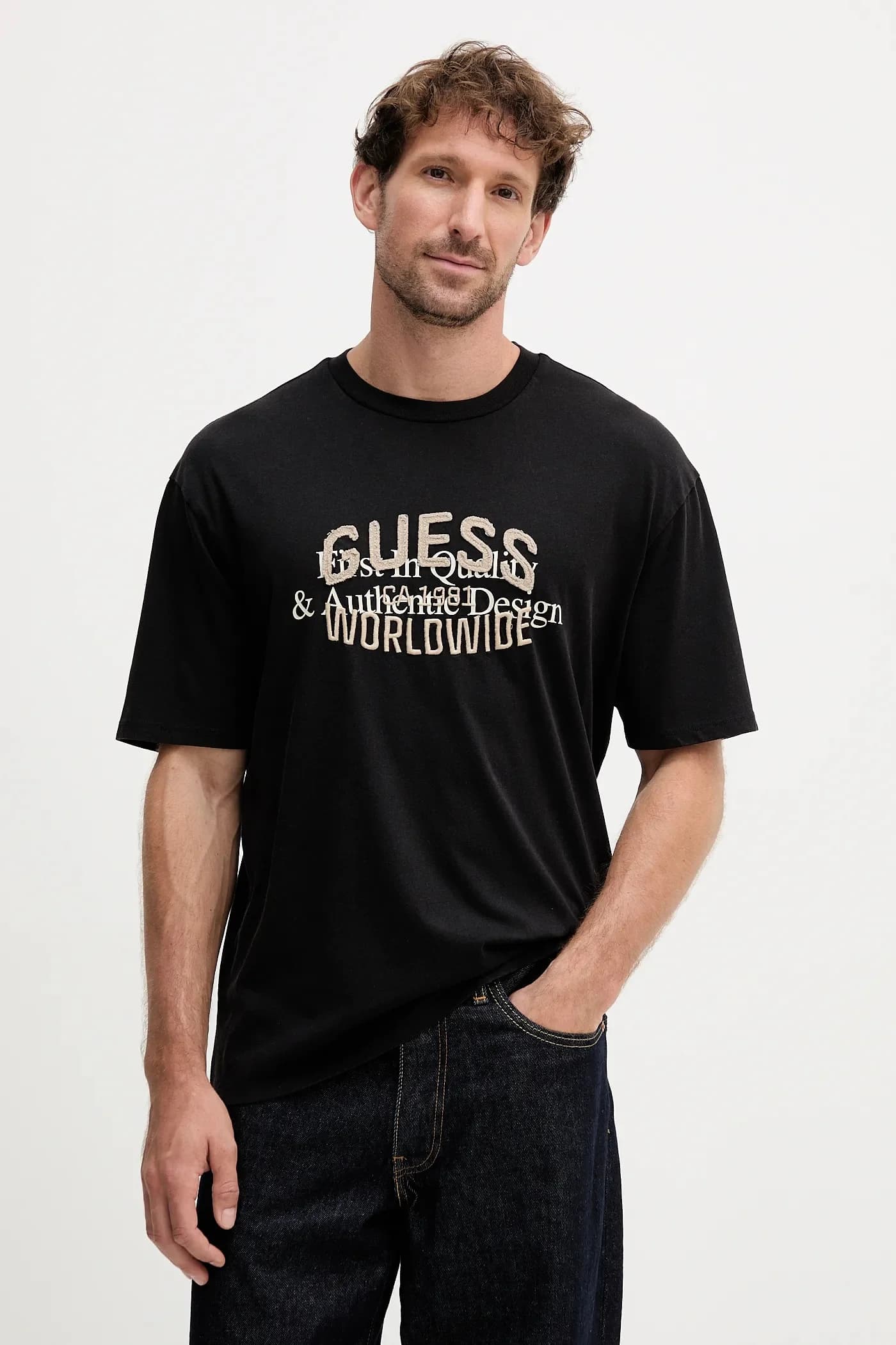 Хлопковая футболка WORLDWIDE