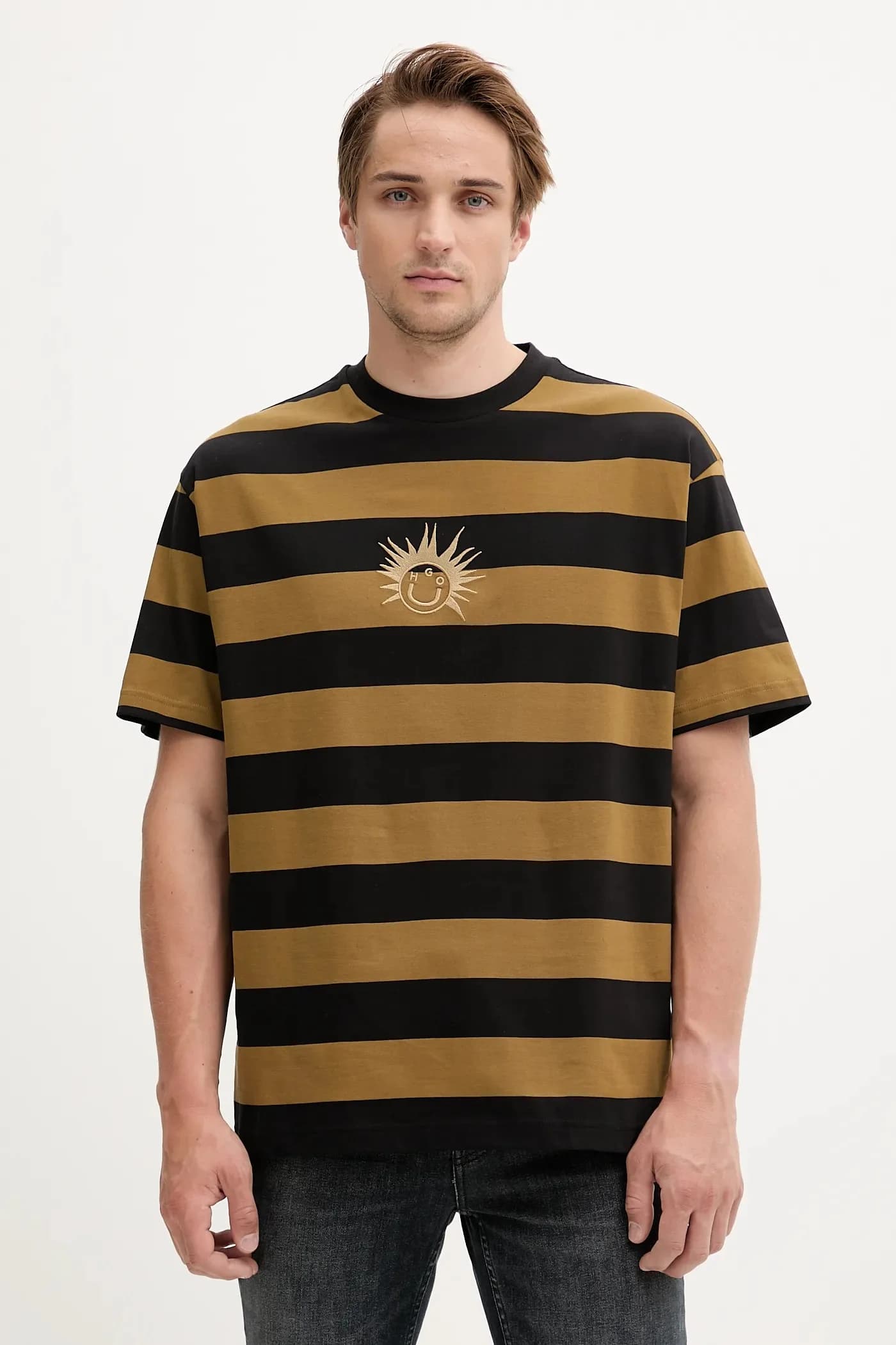 Хлопковая футболка Nisite