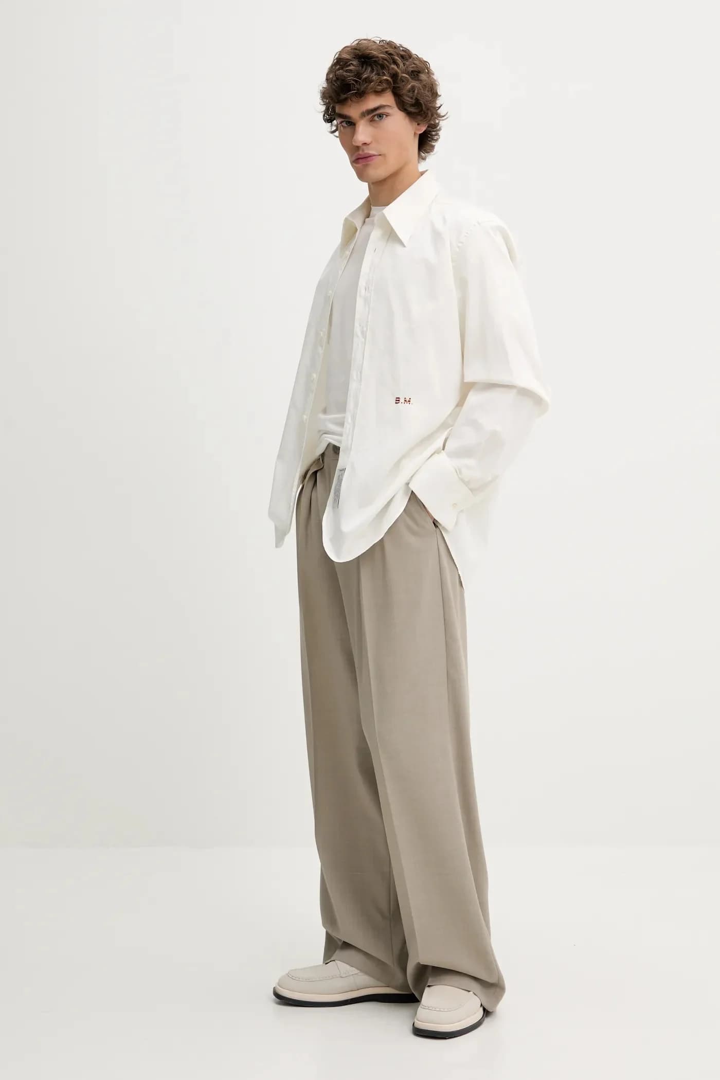 Футболка из смесового льна - фото 2