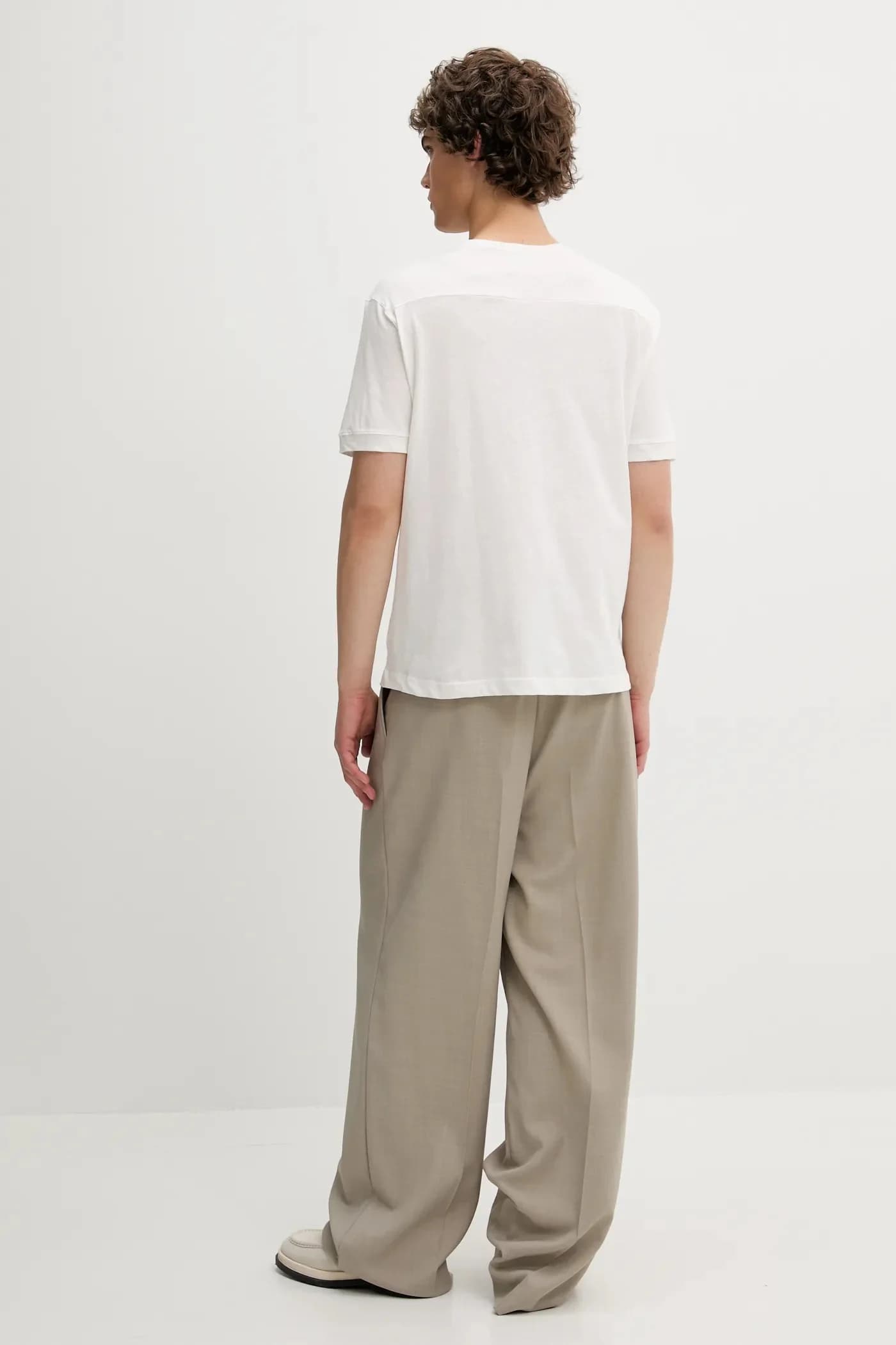 Футболка из смесового льна - фото 3