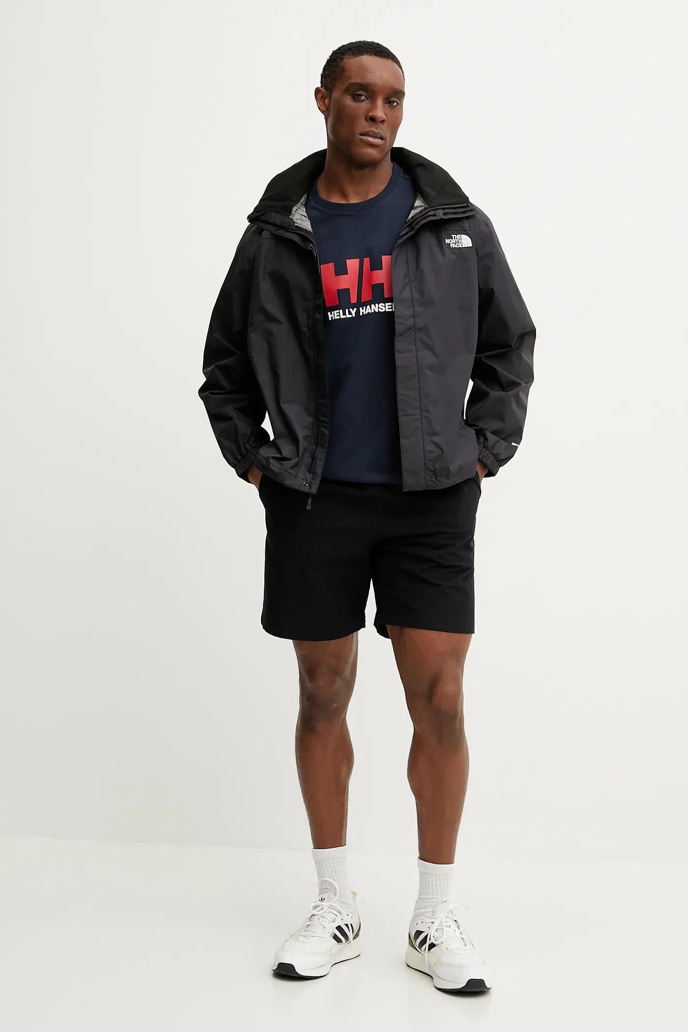 Хлопковая футболка с логотипом HH - фото 2