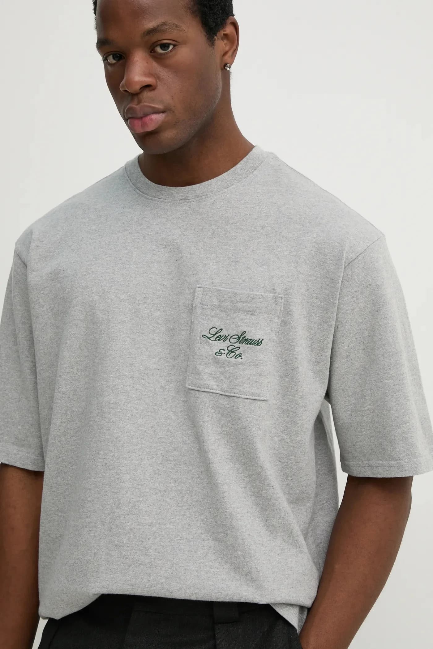 Хлопковая футболка ПОЛОВИНА РУКАВА GR PCKT T - фото 4