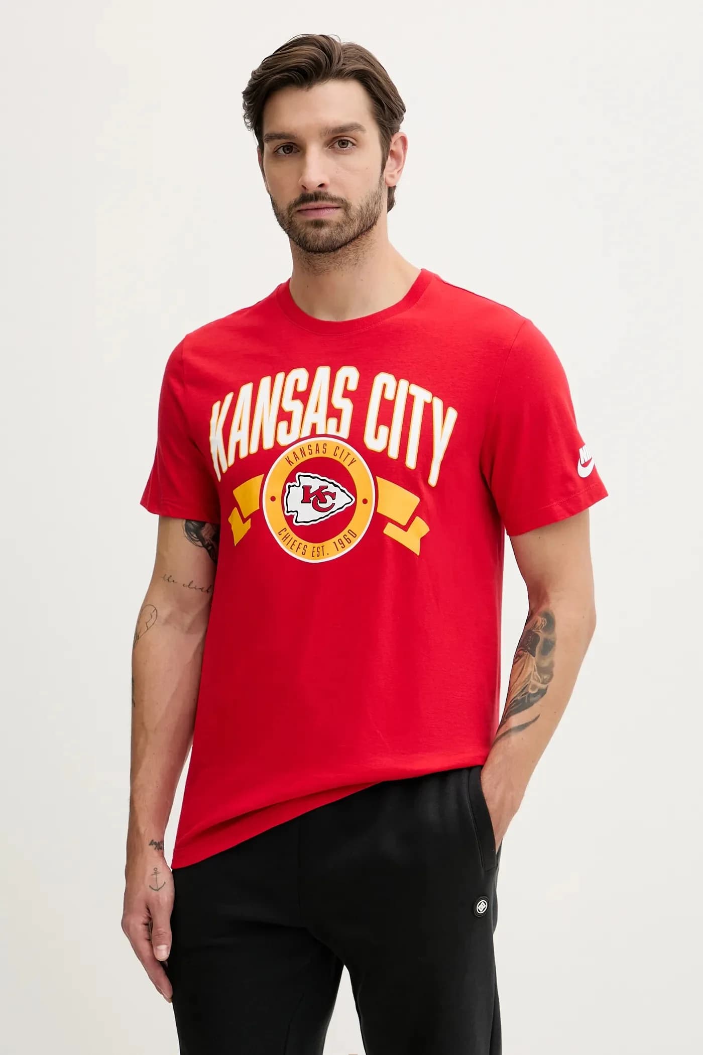 Хлопковая футболка Essential спереди и сзади