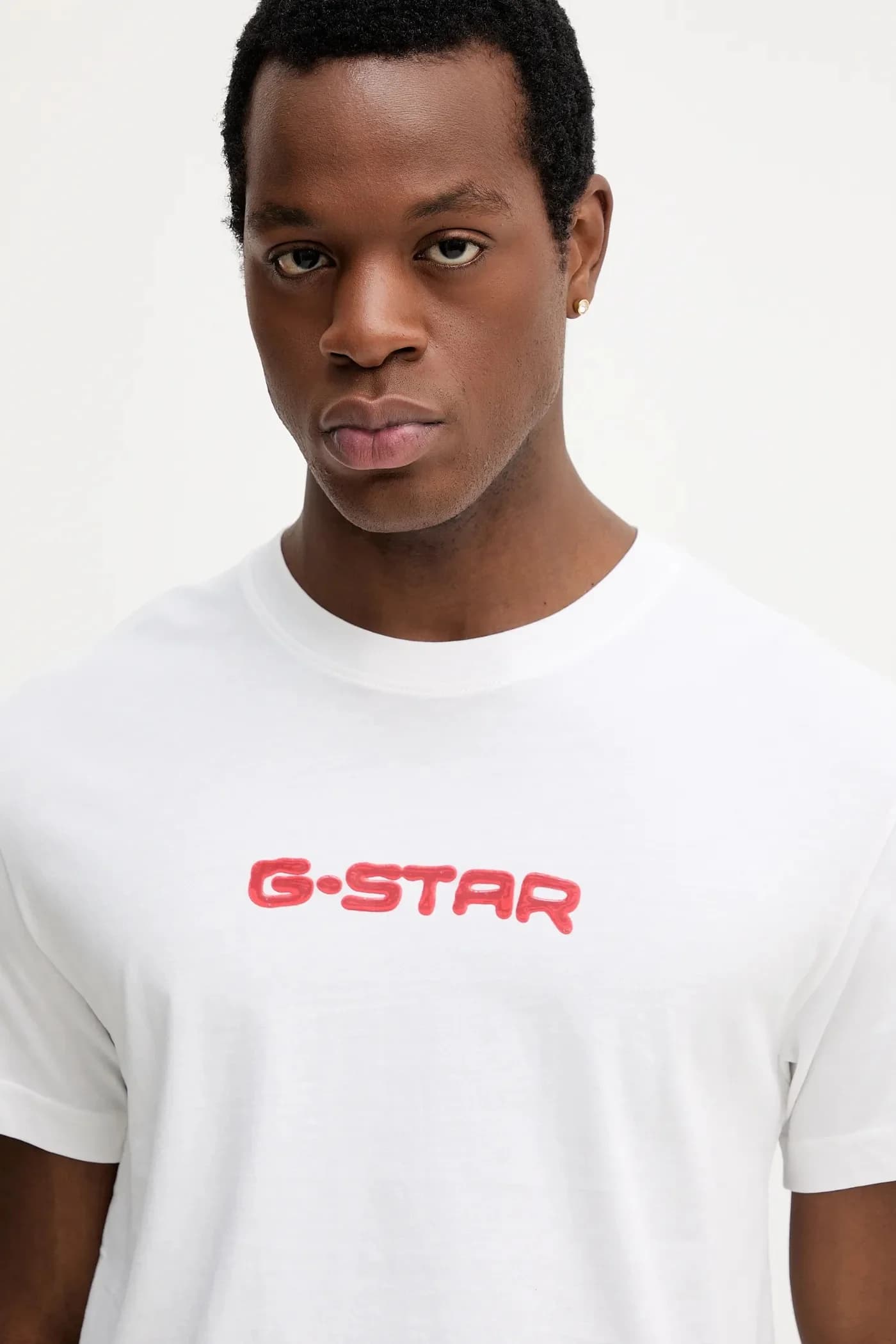 Хлопковая футболка с гелевым принтом - фото 4