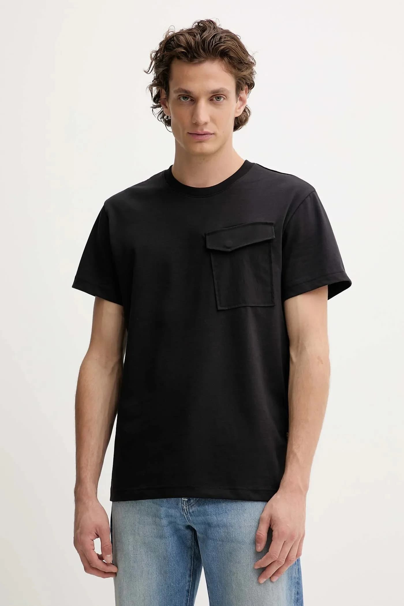 Хлопковая футболка, смесь тканей, оч.