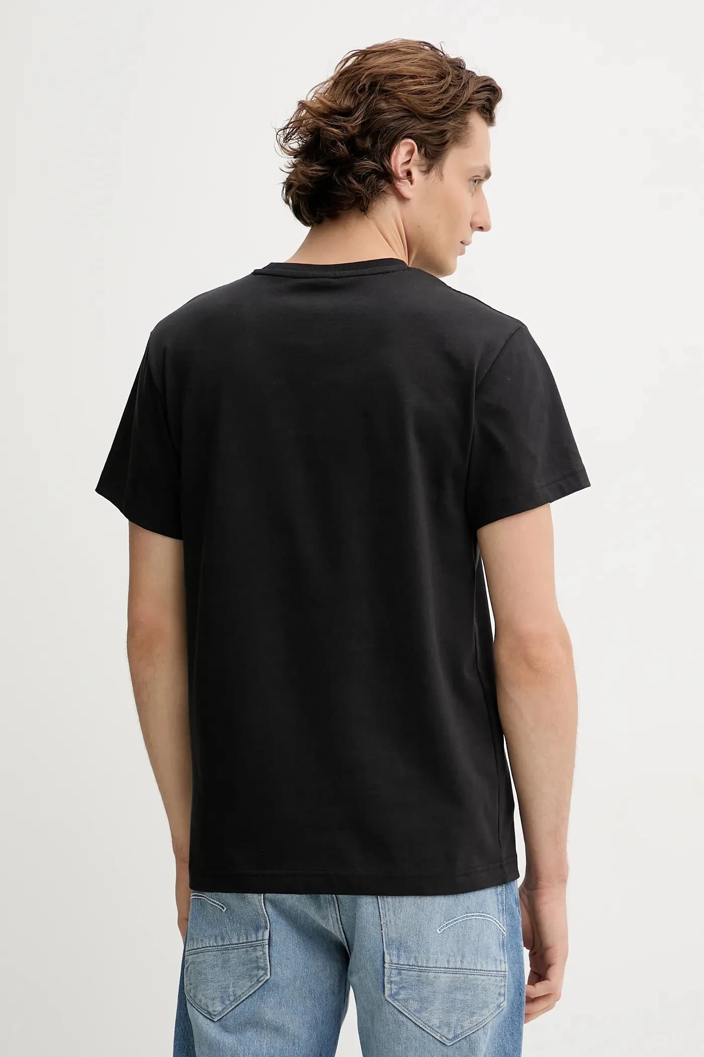 Хлопковая футболка, смесь тканей, оч. - фото 3