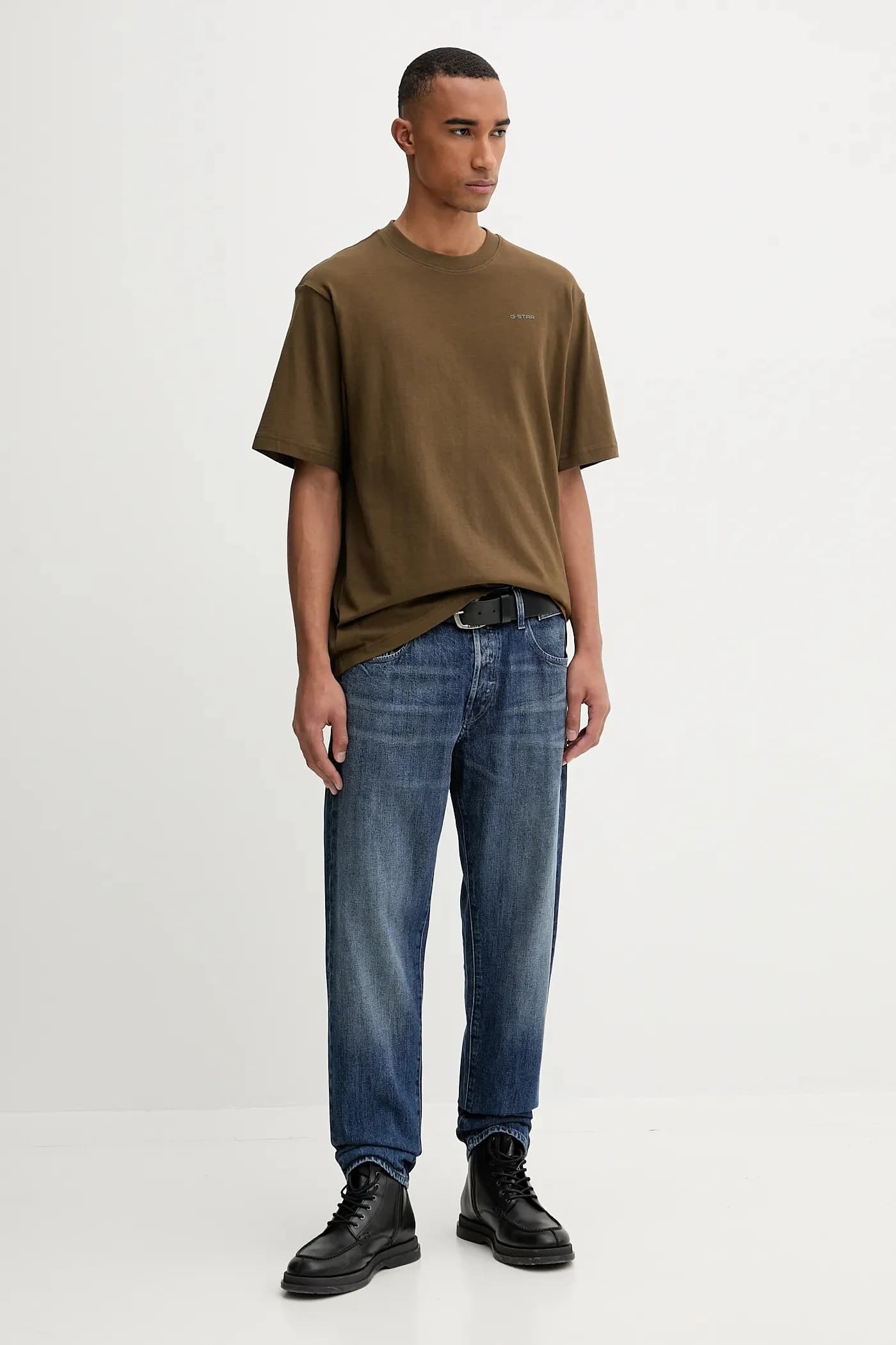 Хлопковая футболка свободного кроя - фото 2