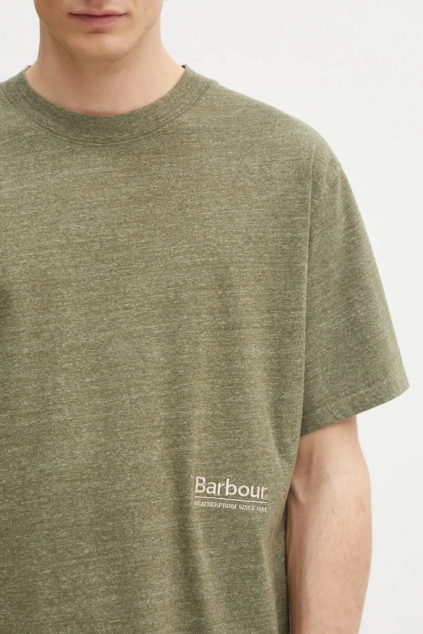 Barbour Футболка Calton Linen Blend OS Fit - фото 4