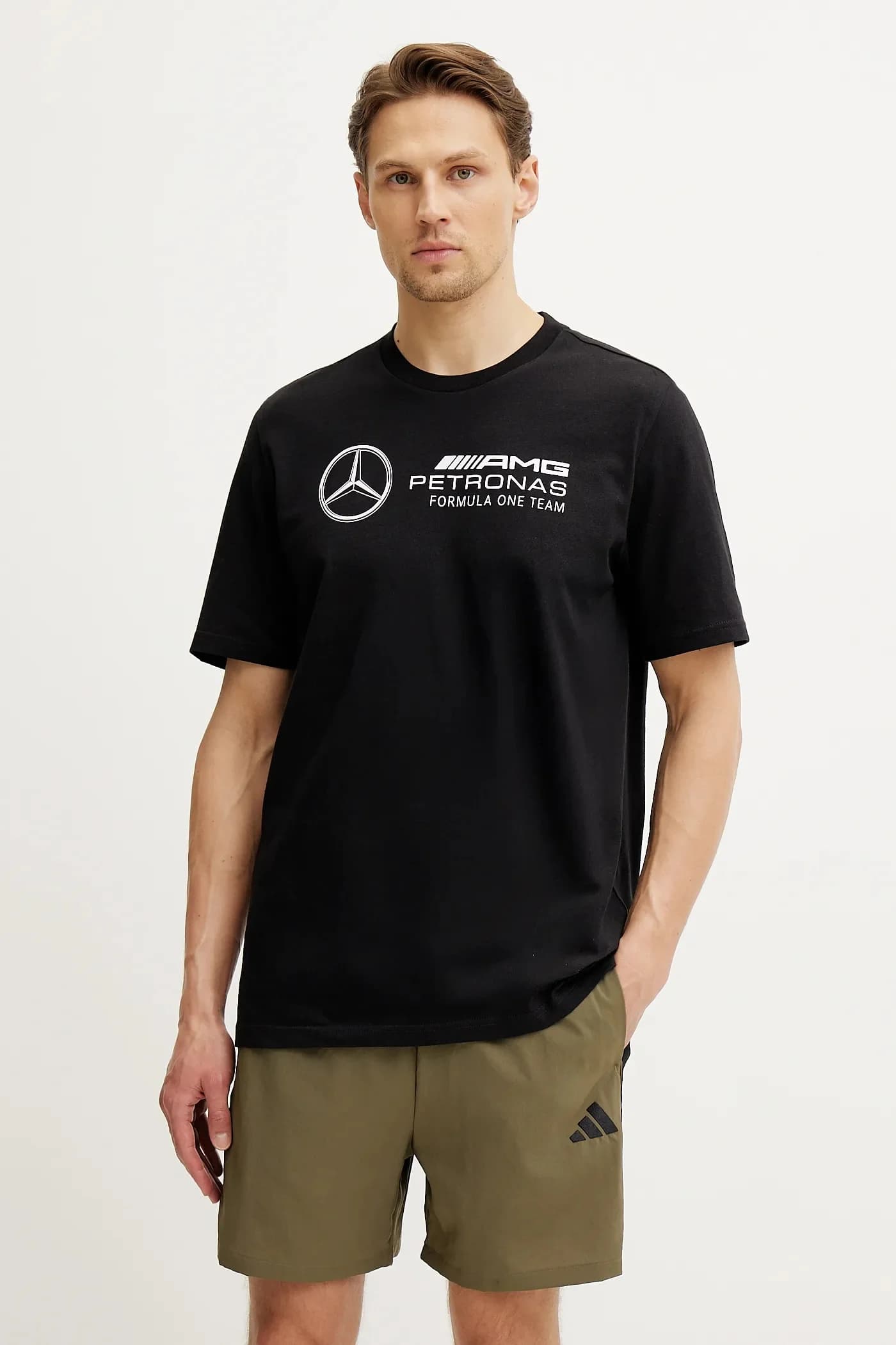 Хлопковая футболка x Mercedes