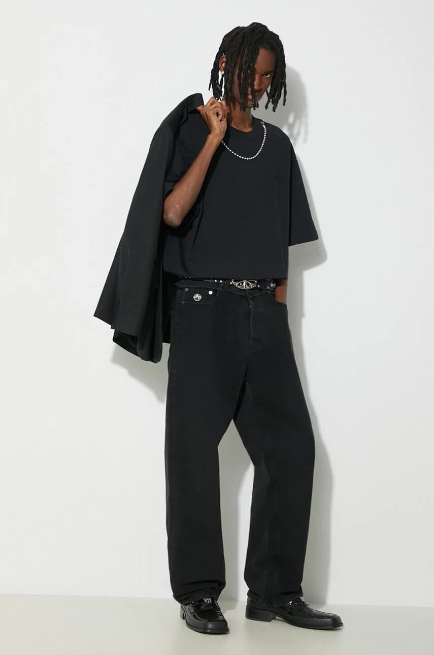 Хлопковая футболка с шариковой цепочкой - фото 2