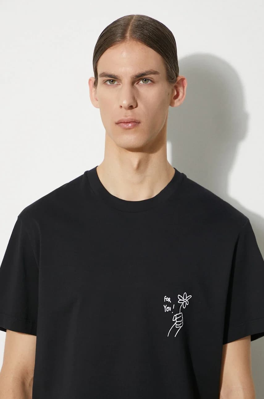 Тонкая хлопковая футболка "Для тебя" - фото 5