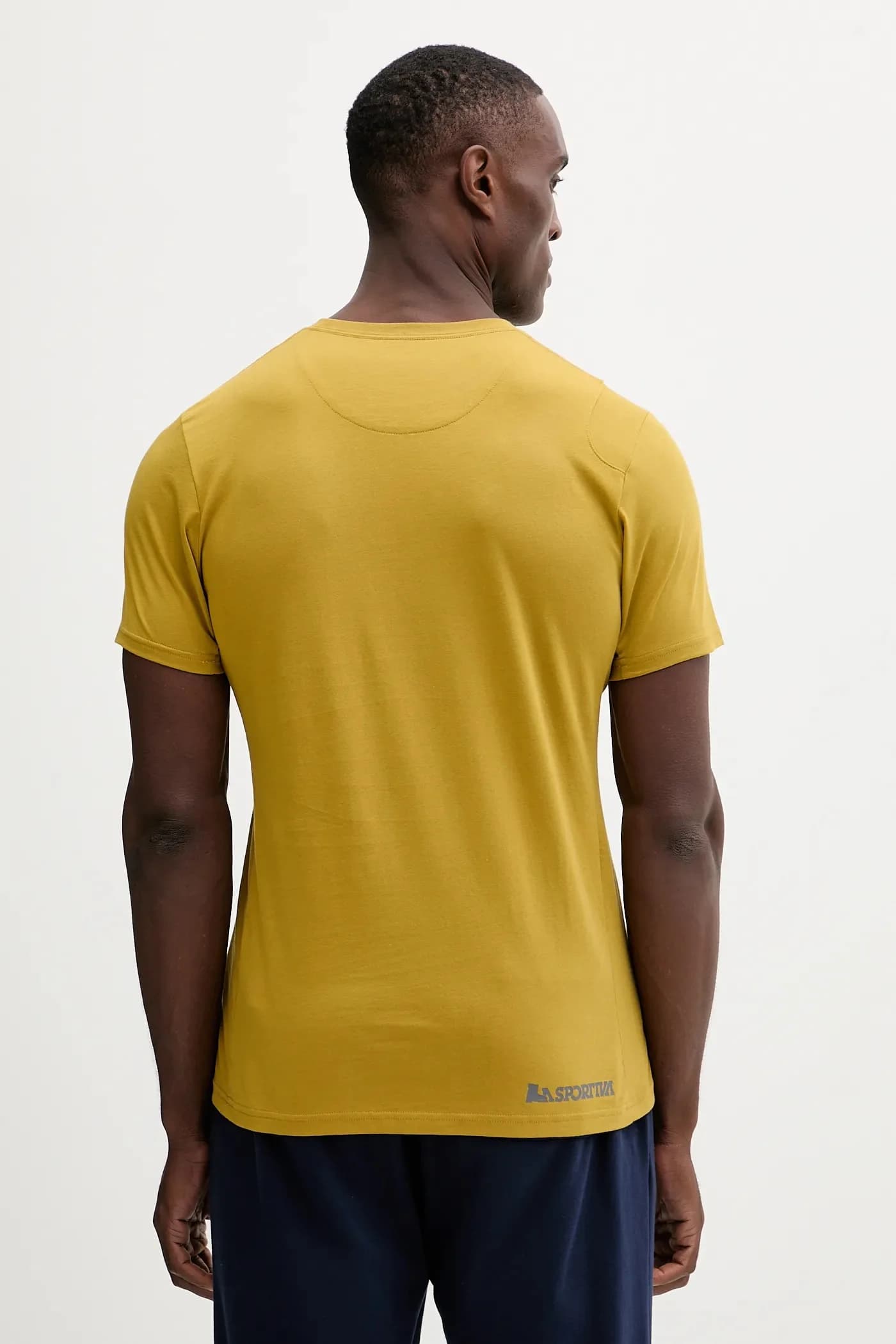 Хлопковая футболка с круглым логотипом - фото 3