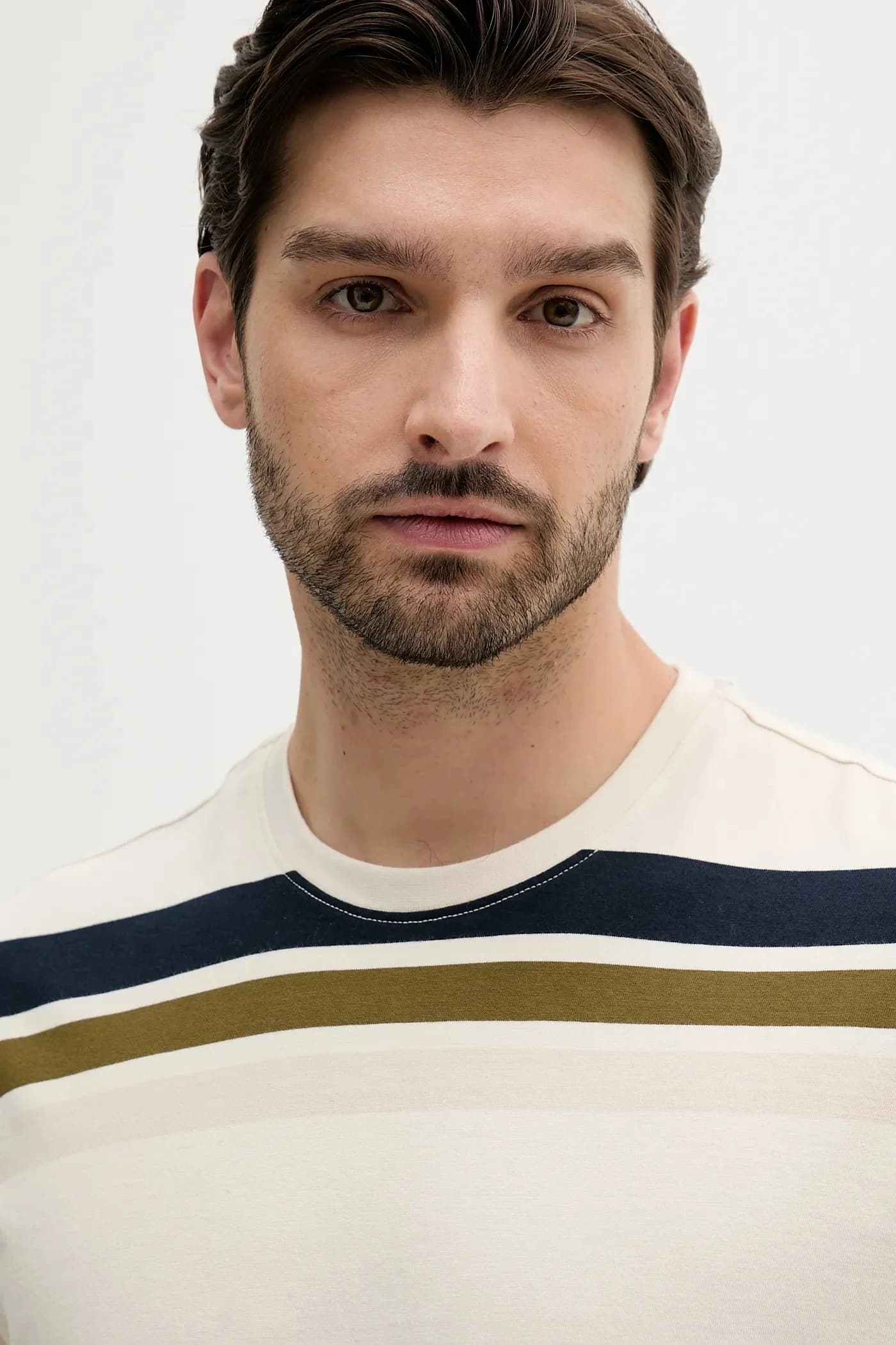 Футболка свободного кроя в полоску Golborne - фото 4