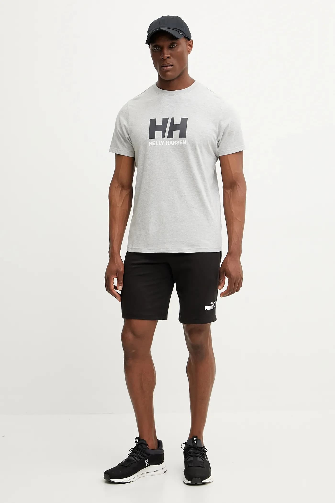 Хлопковая футболка с логотипом HH - фото 2