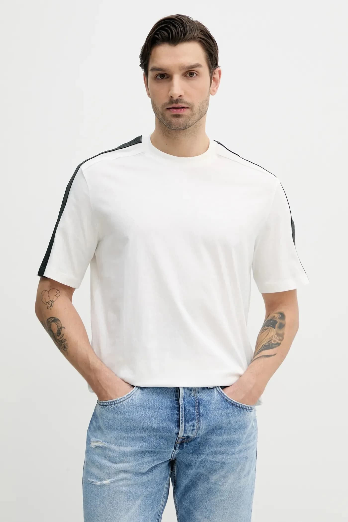 Хлопковая футболка - фото 4