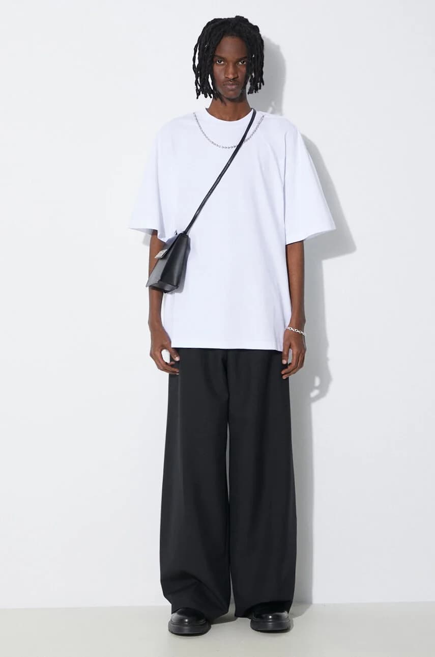 Хлопковая футболка с шариковой цепочкой - фото 2