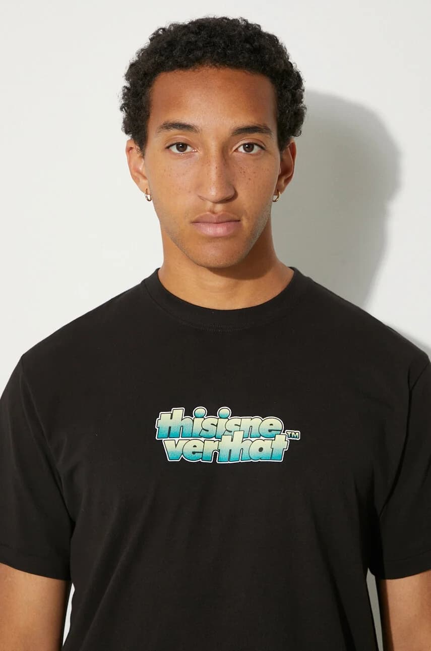 Хлопковая футболка Gradient OL с логотипом - фото 5