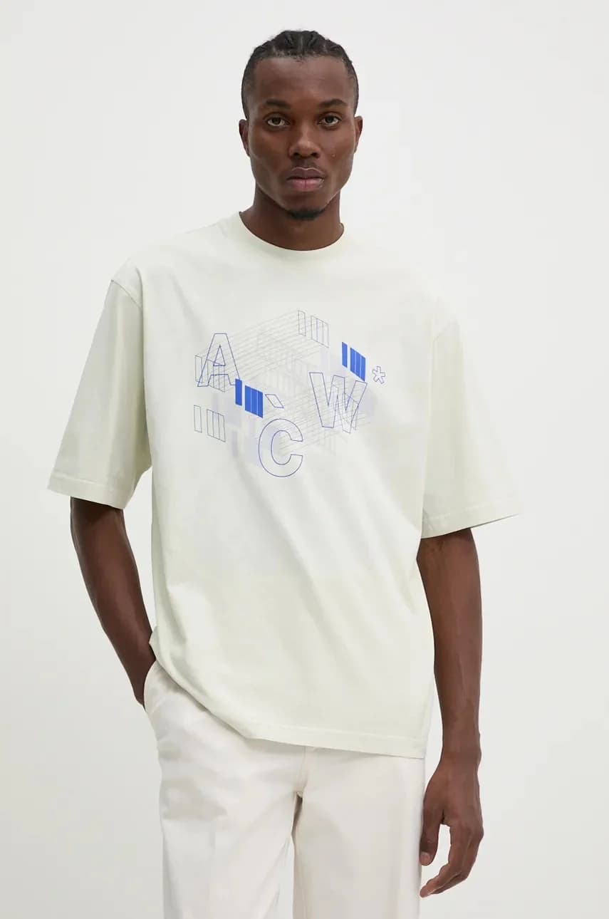 Схематическая хлопковая футболка