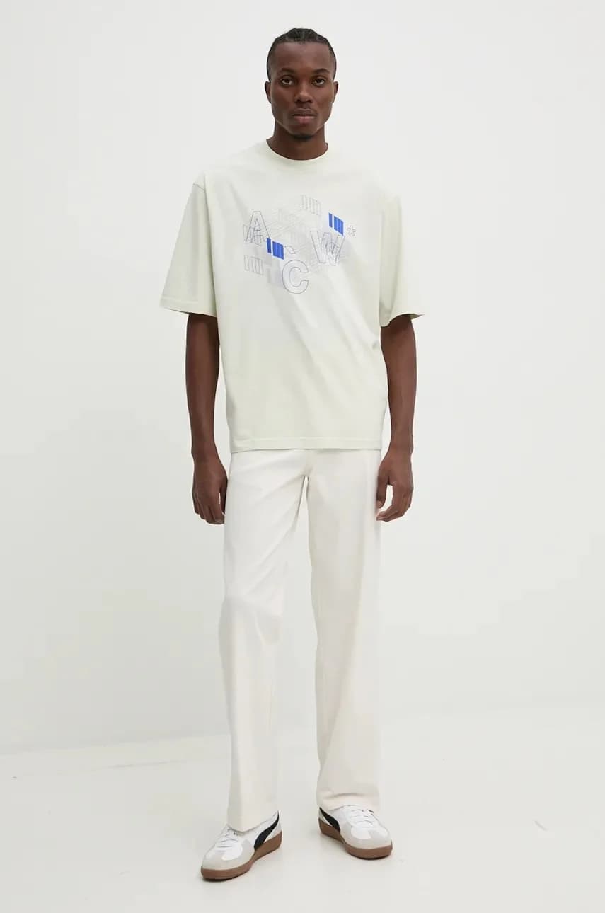 Схематическая хлопковая футболка - фото 2