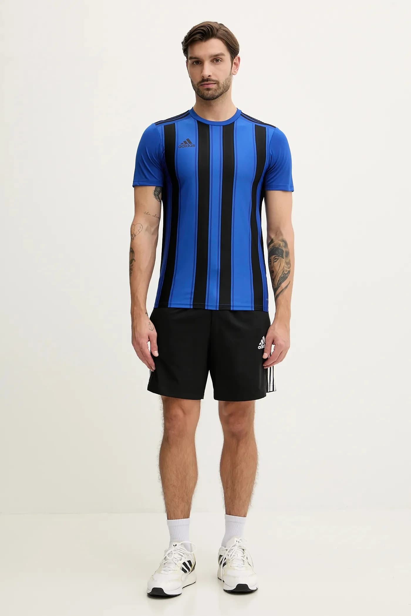 Футболка Толстовка Adidas В полоску 21 JSY GV1380 - фото 2