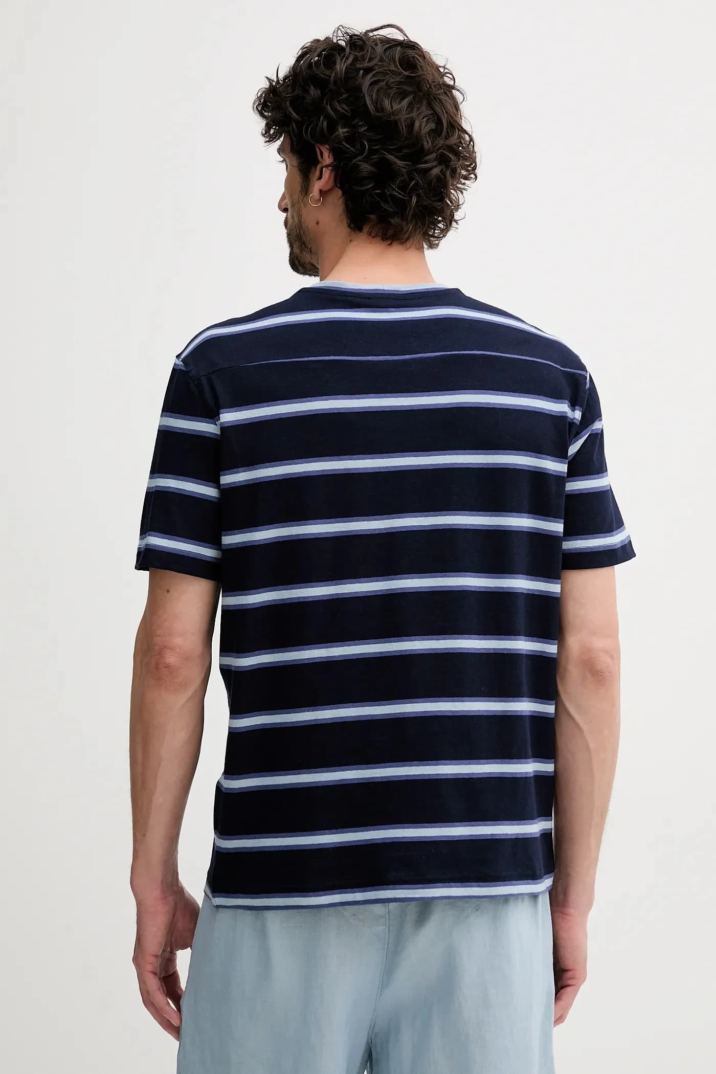 Футболка из смесового льна - фото 3