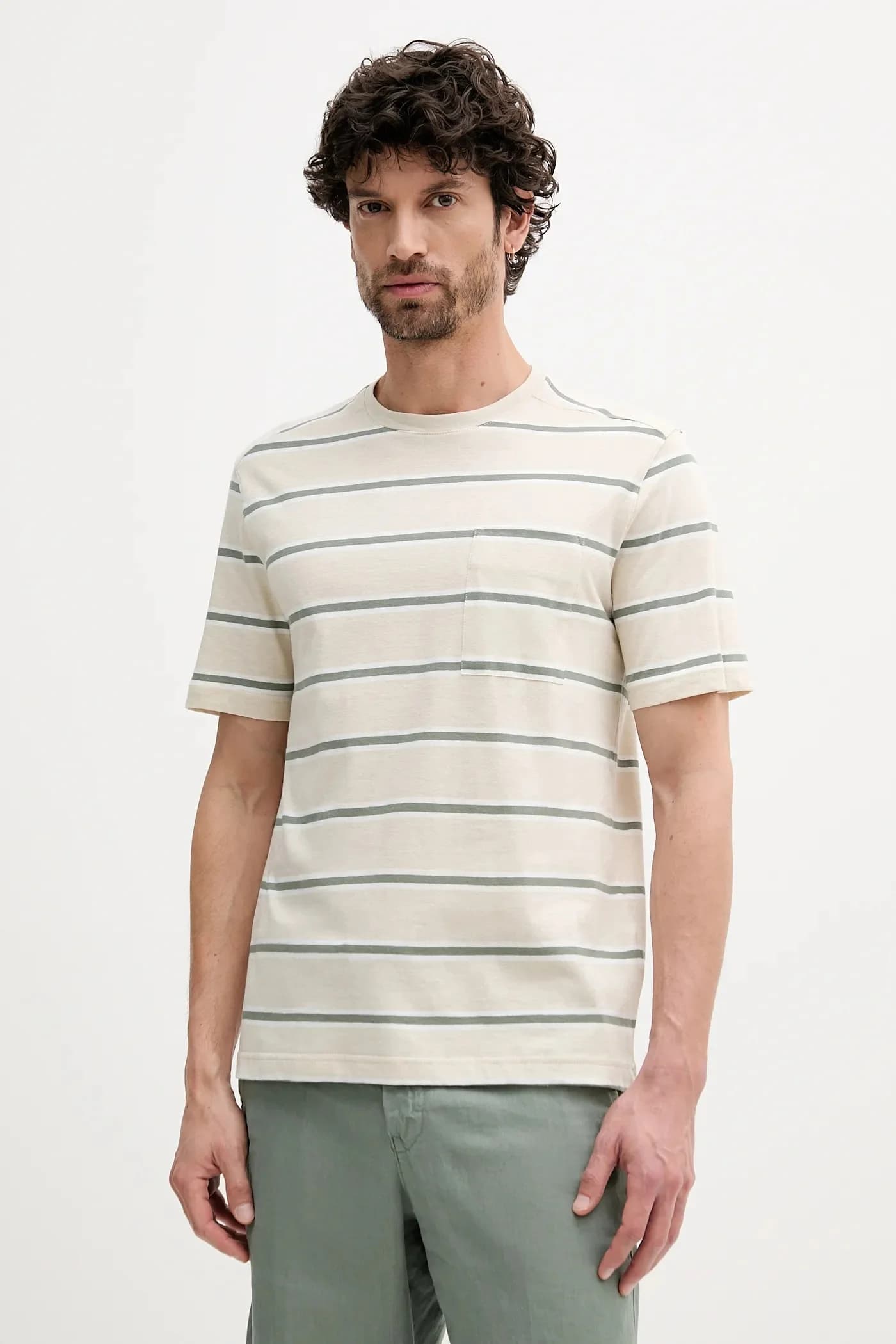 Футболка из смесового льна