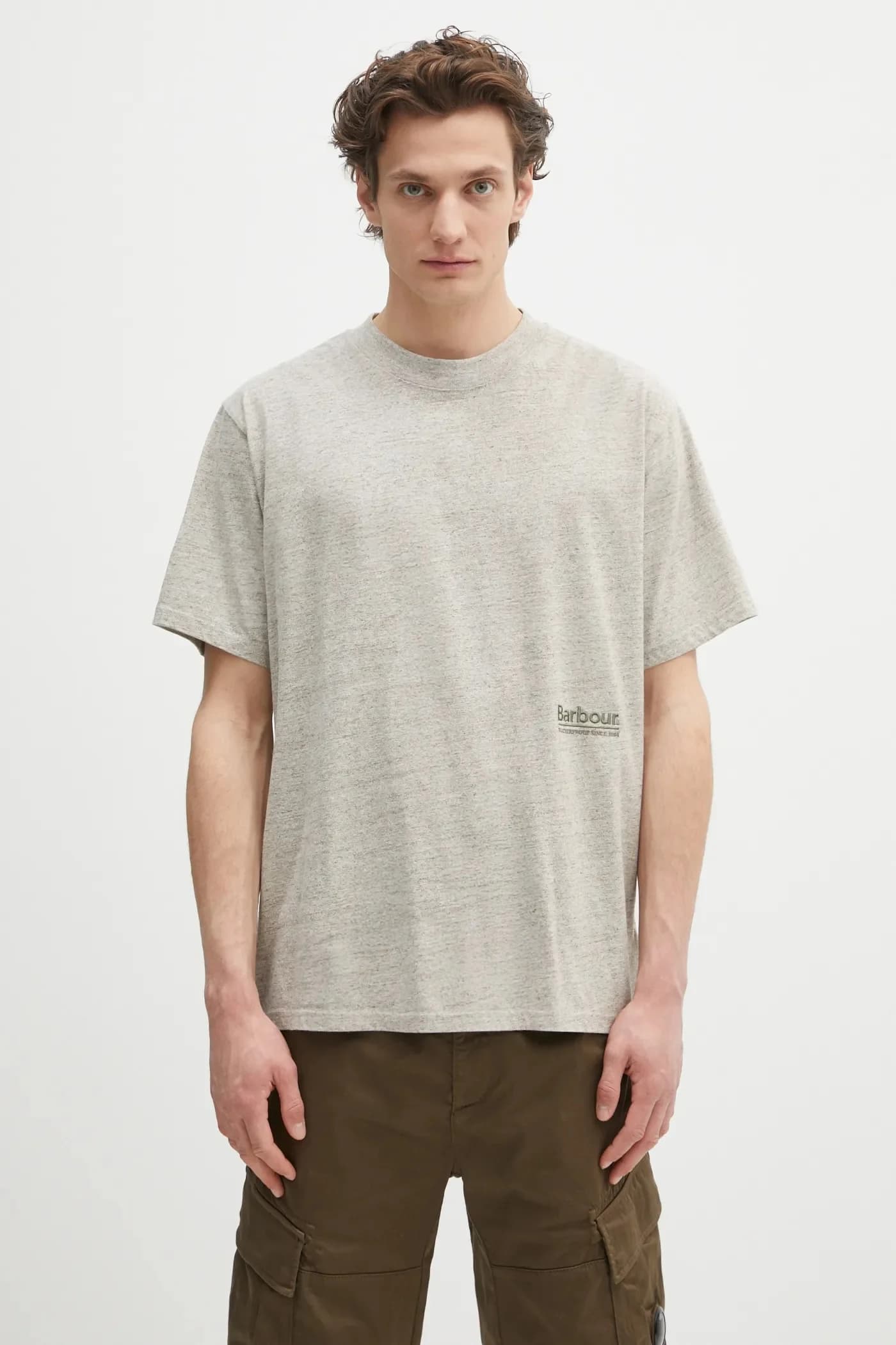 Barbour Футболка Calton Linen Blend OS Fit