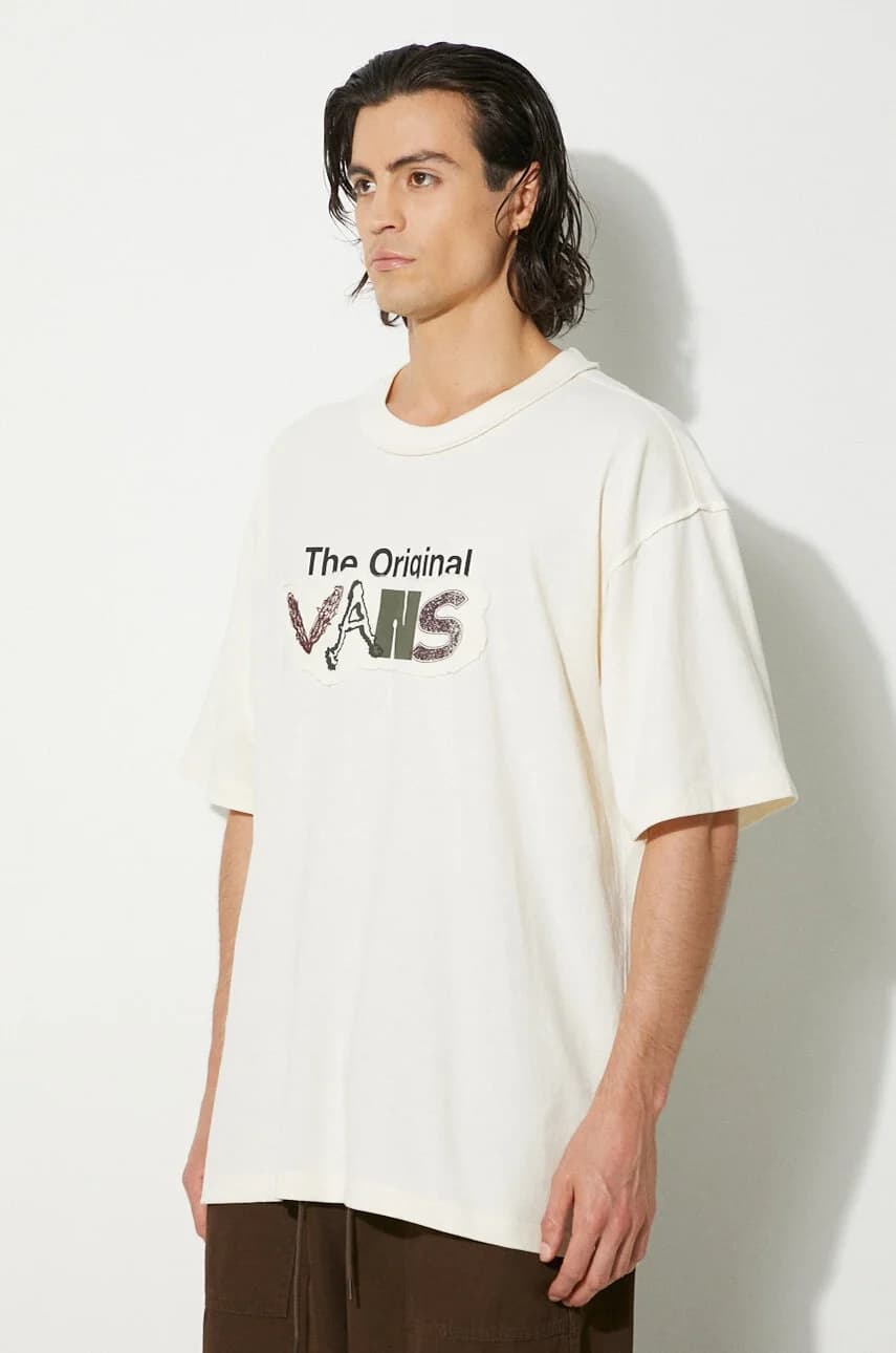 Хлопковая футболка Premium Classics LX Vans Clash - фото 4