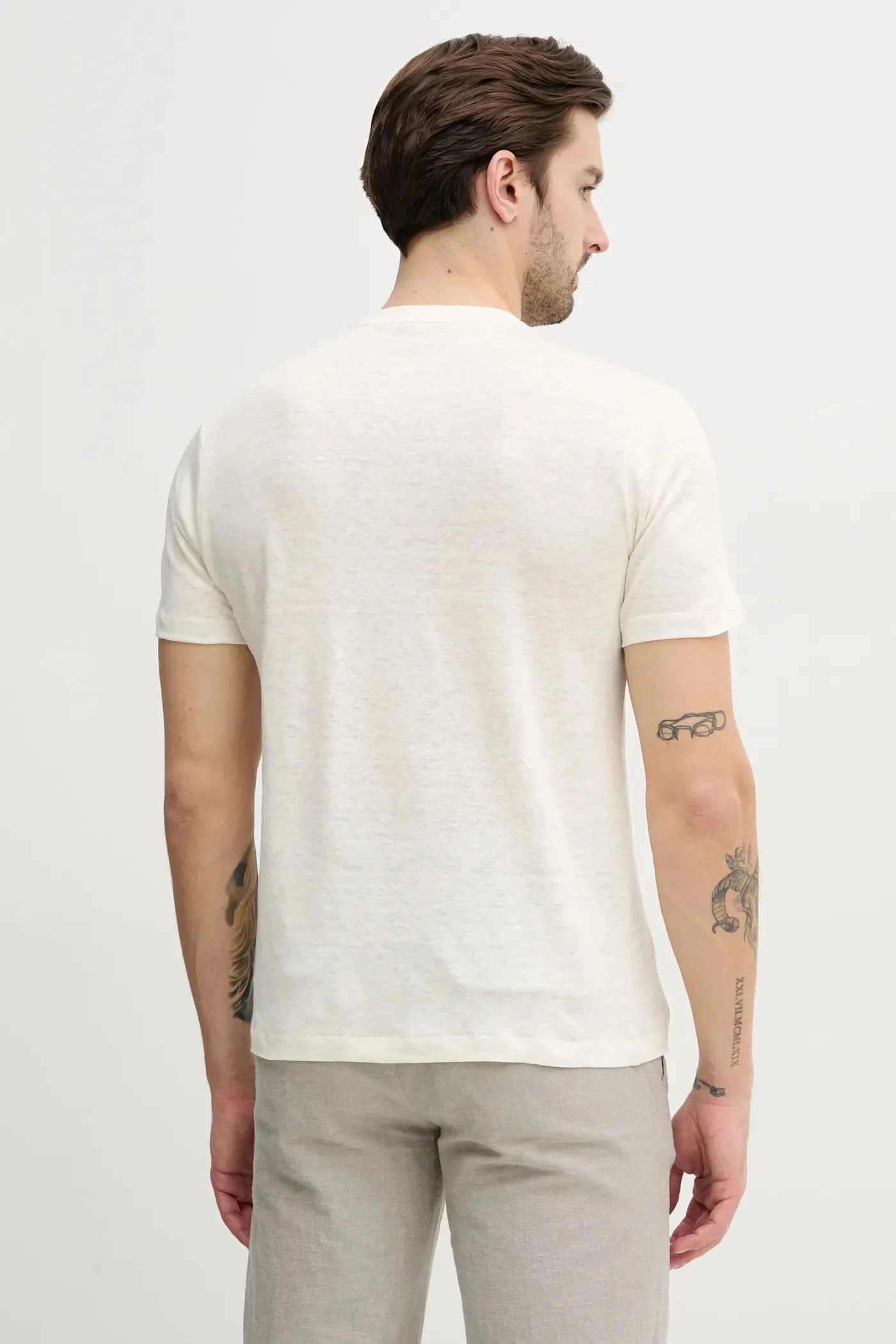 Льняная футболка - фото 3