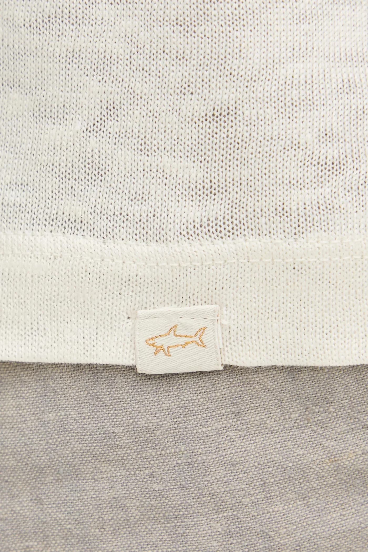 Льняная футболка - фото 6