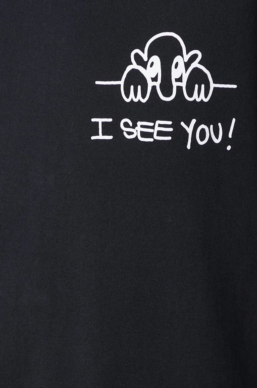 Тонкая хлопковая футболка "Я вижу тебя" - фото 6