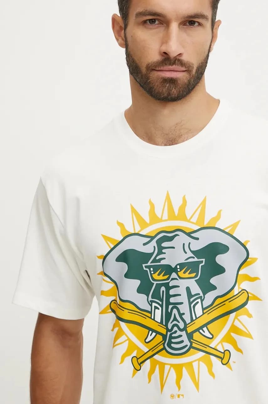 Хлопковая футболка MLB Oakland Athletics - фото 4