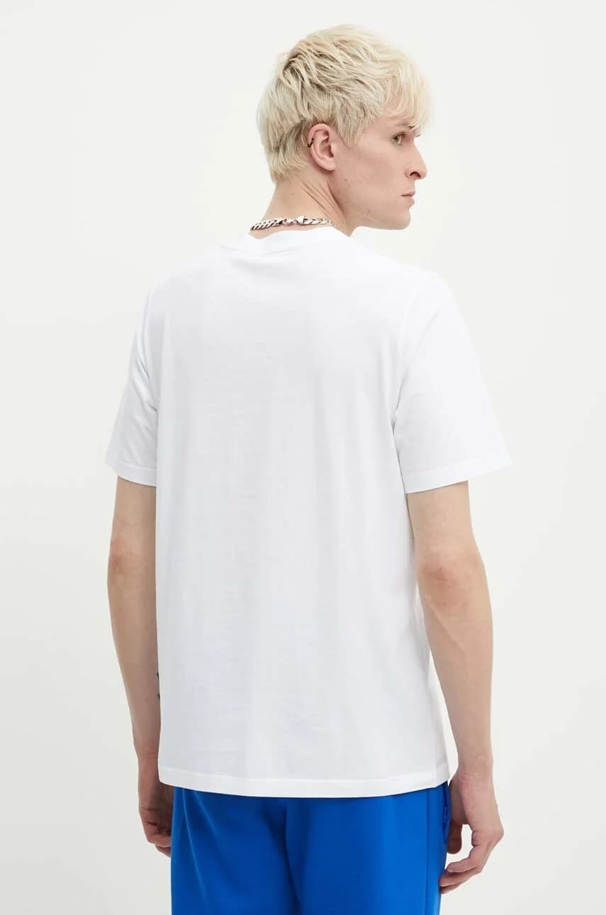 Хлопковая футболка Bobby с двойным логотипом - фото 3