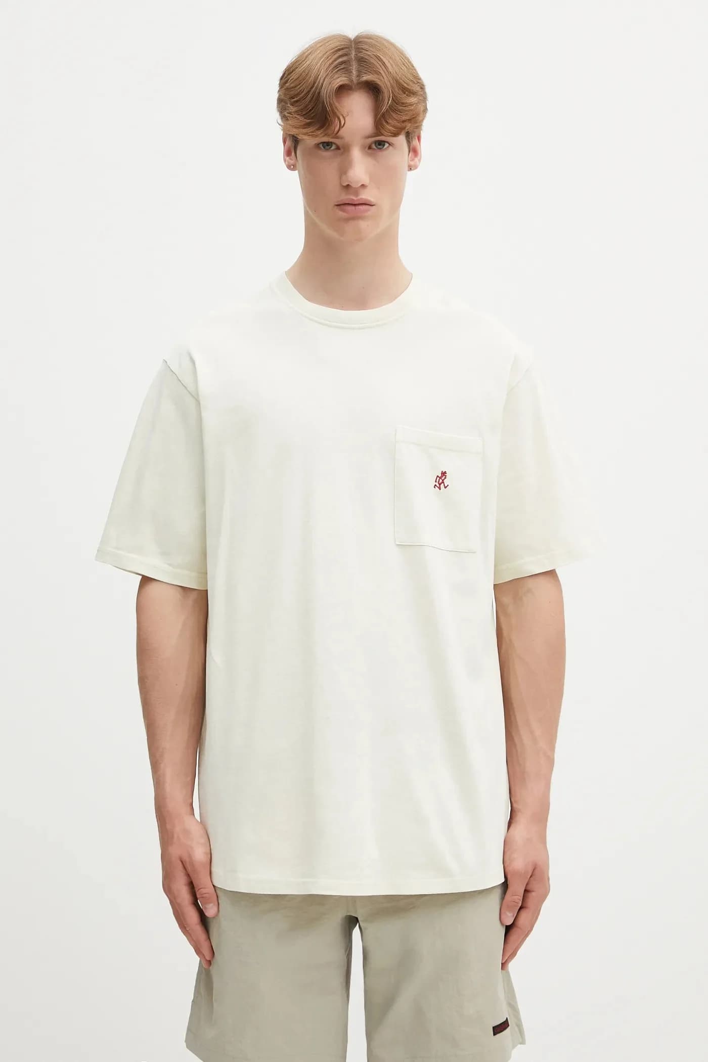 Футболка One Point Tee из хлопка, окрашенного пигментом