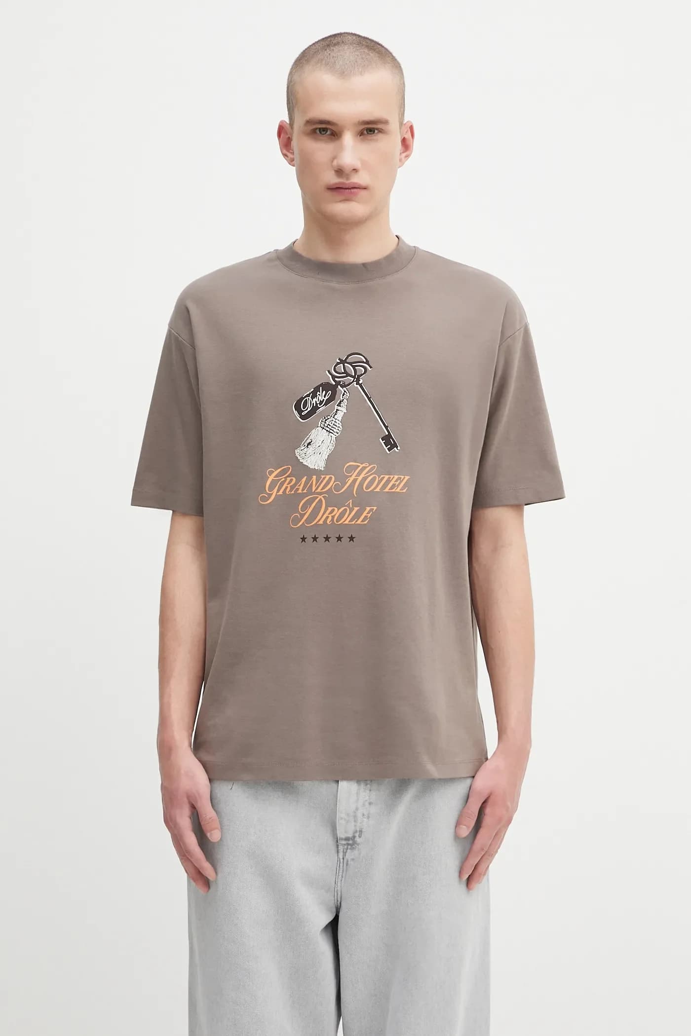 Хлопковая футболка Le Tshirt Grand HUtel