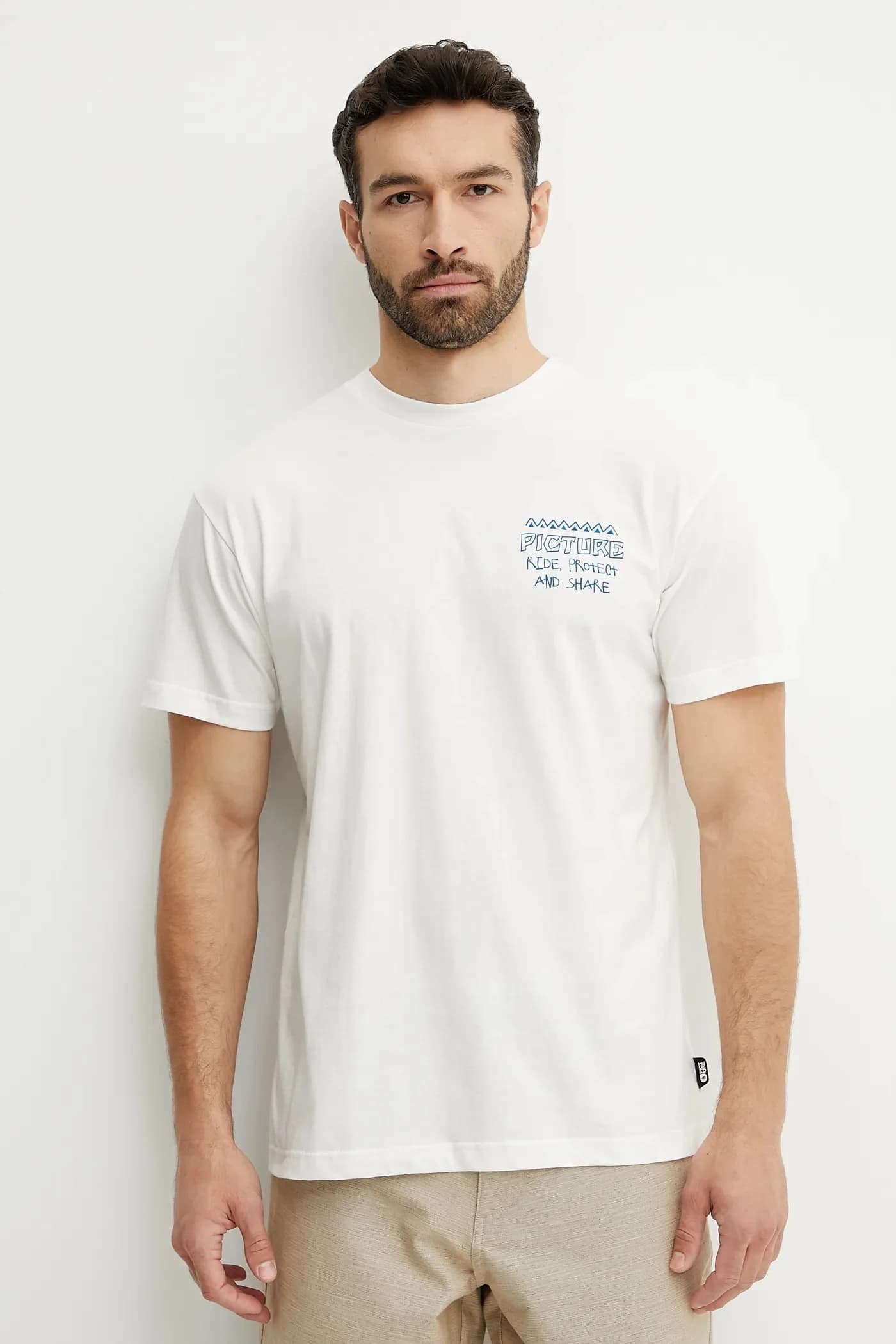 Футболка из хлопка с принтом - фото 3