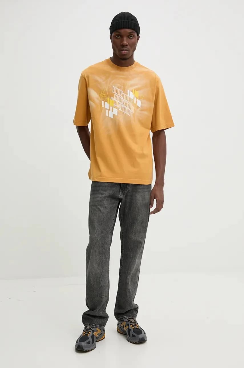 Схематическая хлопковая футболка - фото 2