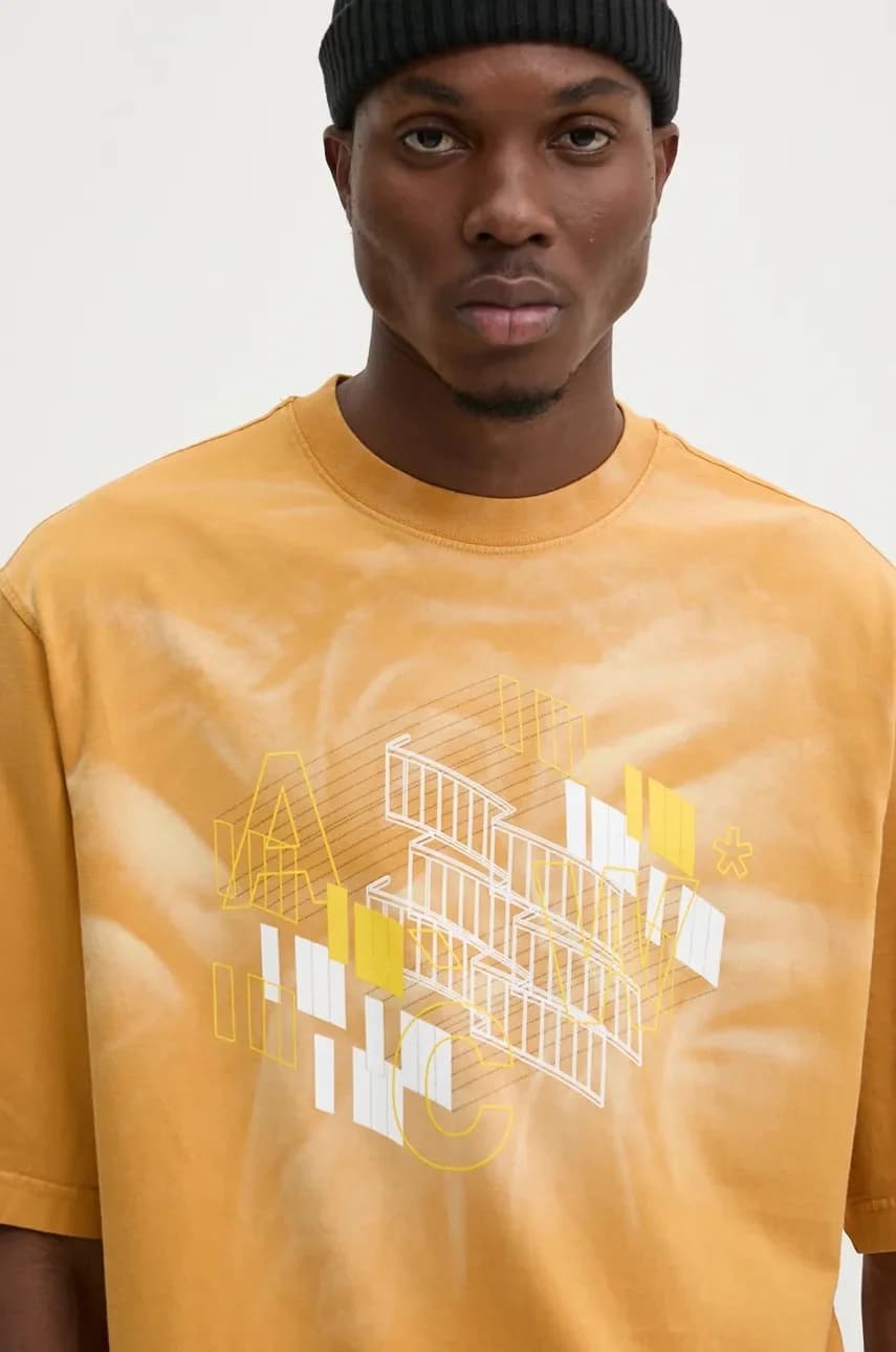 Схематическая хлопковая футболка - фото 4